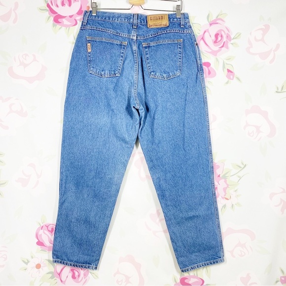 Vintage Gitano Medium Wash High Waist Mom Denim Jeans 16 - Picture 6 of 13